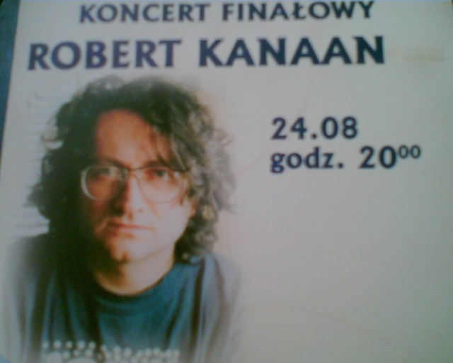 Fotografia fragmentu folderu reklamującego m.in. koncert finałowy XI Staromiejskich Koncertów Jazzowych i Kameralnych.