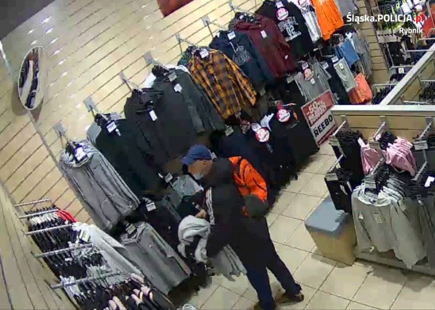 Rybnik: typowy dres ukradł ubrania sportowe w sklepie...
