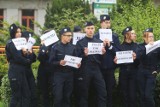 Legnica: Dni bezpieczeństwa na drogach, uczniowie klasy policyjnej włączyli się w akcję