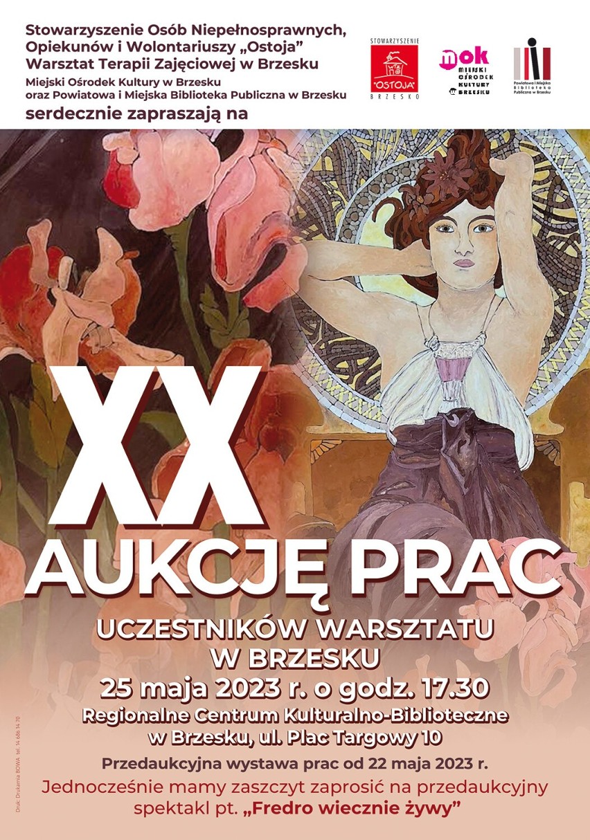 XX aukcja prac uczestników WTZ Brzesko odbędzie się...