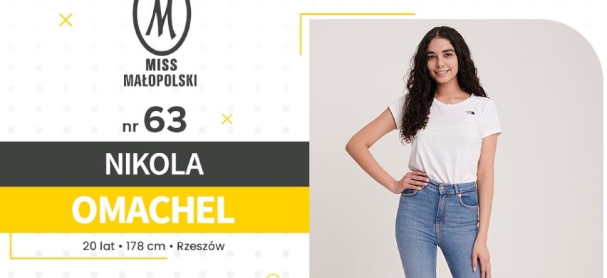  20-letnia Nikola Omachel z Rzeszowa ma szansę zostać Miss Małopolski 2021 [ZDJĘCIA]