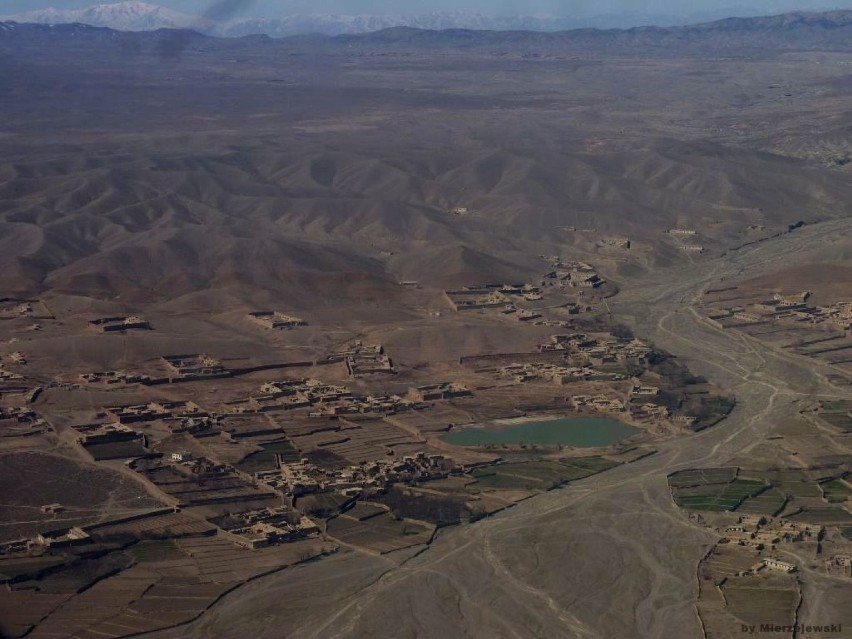 Niespotykany widok, zbiornik wodny w afgańskiej...