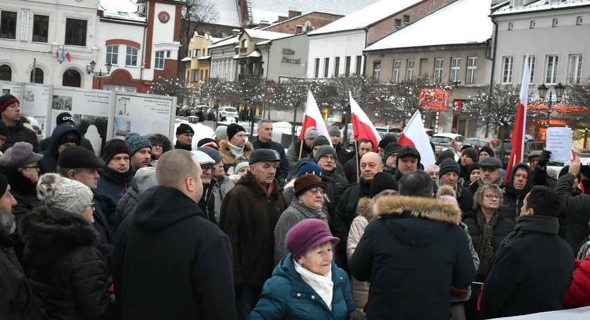 Na oświęcimskim Rynku odbył się protest pod hasłem „Wolni...