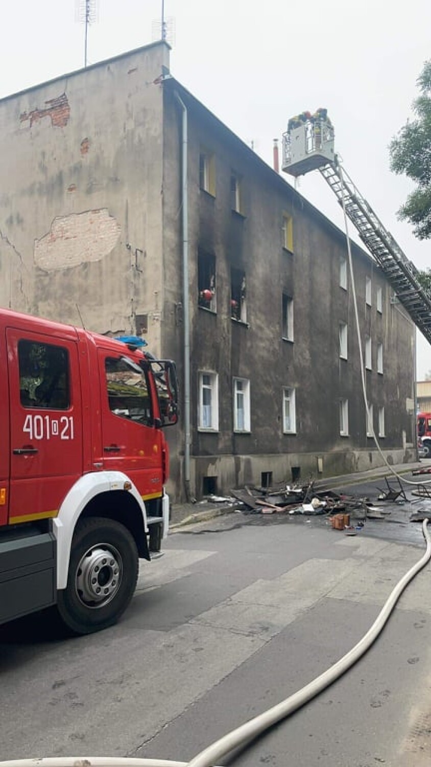 Pożar w Brzegu - 27.09.2021r.