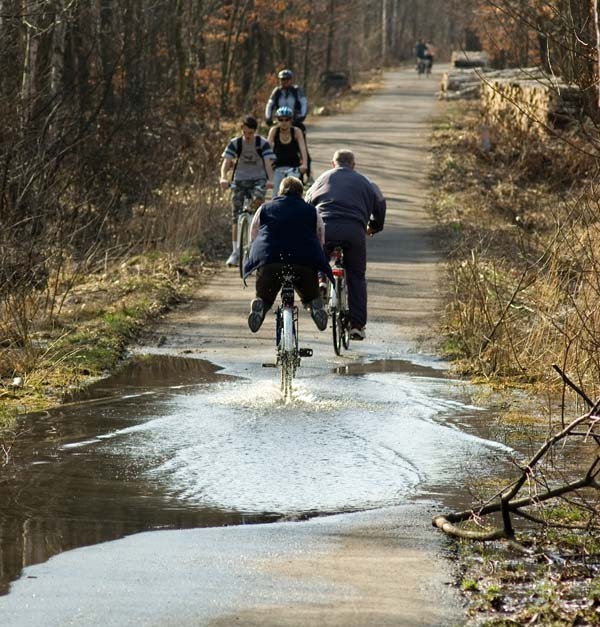 Dolina Trzech Stawów to jedno z popularniejszych wśród rowerzystów miejsc