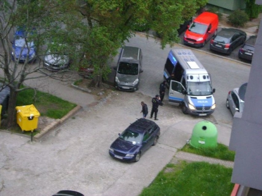 Akcja policji przy ulicy Bolesławieckiej we Wrocławiu