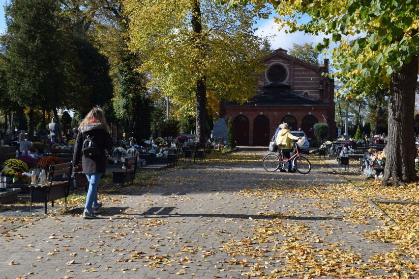 Cmentarz komunalny w Żaganiu. Cemntarna aleja