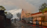 Pożar stodoły w Zbęchach-Polu [ZDJĘCIA]