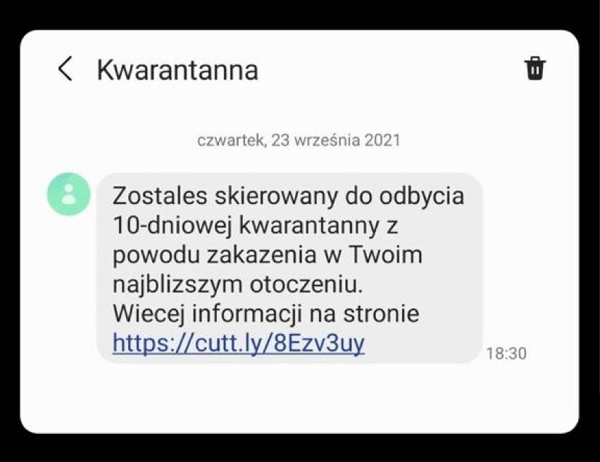 Uwaga na fałszywe SMS-y od nadawcy „Kwarantanna”. Główny Inspektor Sanitarny ostrzega