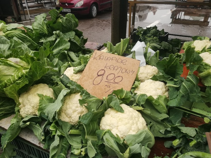Ceny warzyw i owoców w Koszalinie.