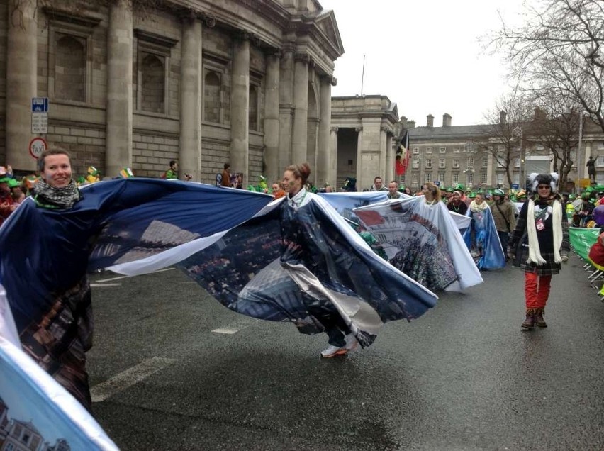 Poznaniacy na paradzie św. Patryka w Dublinie