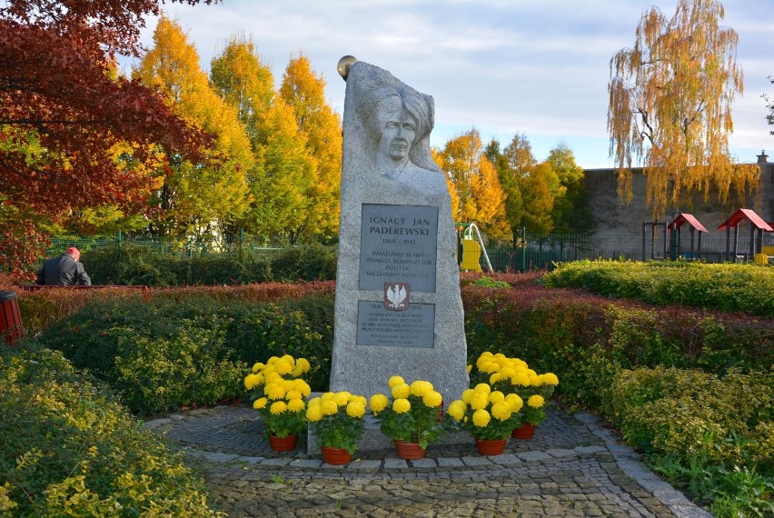 Strzegom. Urząd odkupił chryzantemy. Kwiaty dekorują strzegomskie pomniki