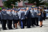 Wielkie niebieskie święto w Stargardzie. Zachodniopomorska policja i jej goście byli przy komendzie, w kolegiacie i na Rynku Staromiejskim 