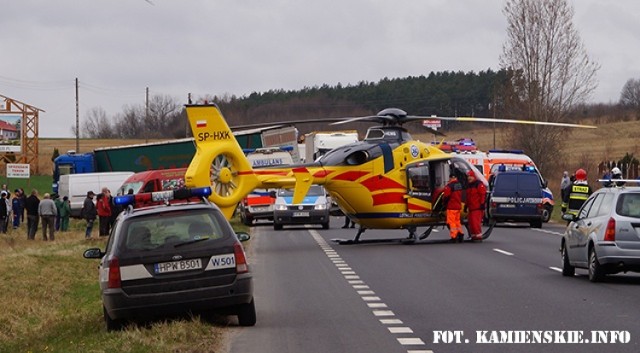 Płocin: Groźny wypadek na krajowej „3″. Cztery osoby ranne [ZDJĘCIA]