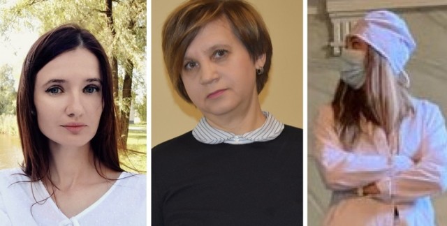 Ustyna Hladysh (od lewej), Olha Lebedevska i Iga Rodziewicz. Wszystkie łączy jedno: Ukraina i Grudziądz.