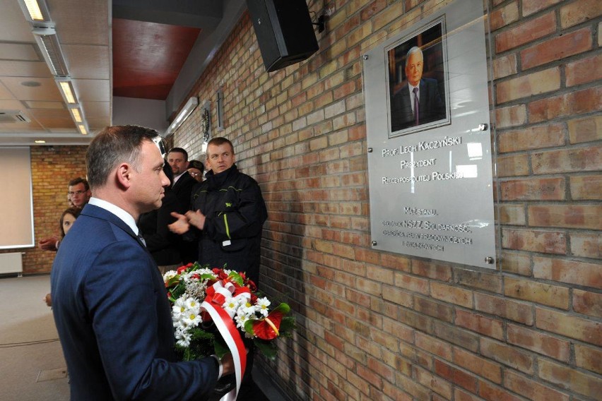 Andrzej Duda w Katowicach. 1 maja odwiedził siedzibę Solidarności [ZDJĘCIA, WIDEO]