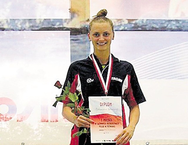Złota medalistka mistrzostw Polski - Aleksandra Urbańczyk-Olejarczyk