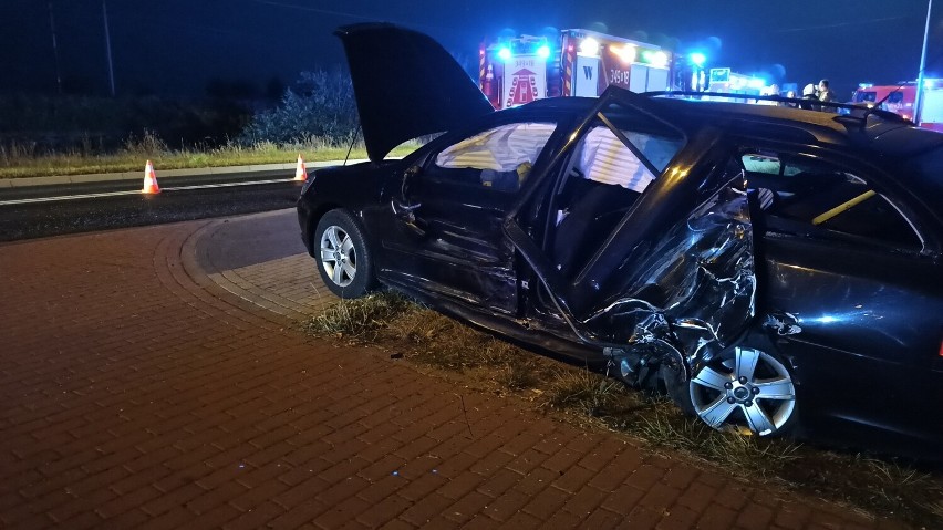 Zderzenie trzech aut na ulicy Wrocławskiej w Kaliszu