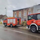 Pożar domu przy ul. Kościuszki w Starogardzie Gdańskim