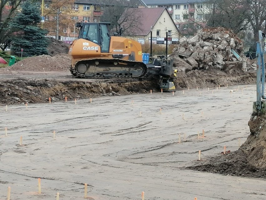 Będą lać fundamenty nowego dworca w Goleniowie. Wkrótce prace murarskie