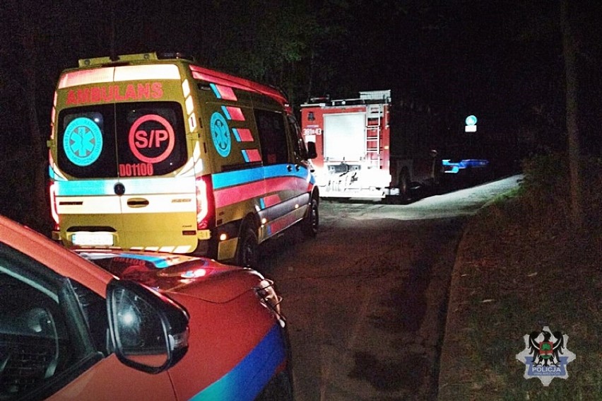 Park Książański: Strażacy, GOPR i ratownicy medyczni ruszyli na pomoc 38-letniego poszkodowanego