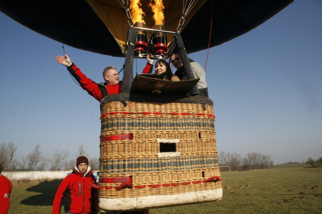 Wygrali w Panoramie Legnickiej lot balonem