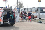 Wypadek na Chopina. Autobus PKS potrącił kobietę i dziecko [wideo]