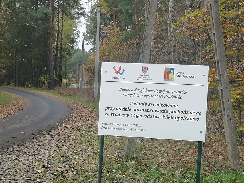 Budowa dróg dojazdowych do gruntów rolnych w Miedzichowie i Prądówce zakończona
