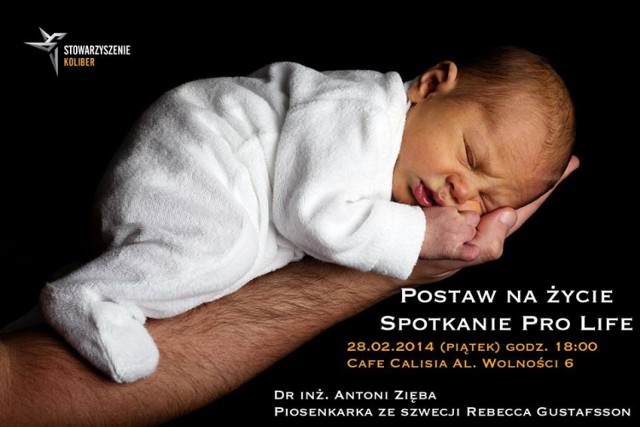 Stowarzyszenie KoLiber w Kaliszu zaprasza na spotkanie pro life