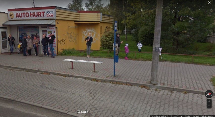 Na przystankach w Brodnicy - kogo przyłapała kamerka Google Street View? Rozpoznajesz kogoś na zdjęciach? 