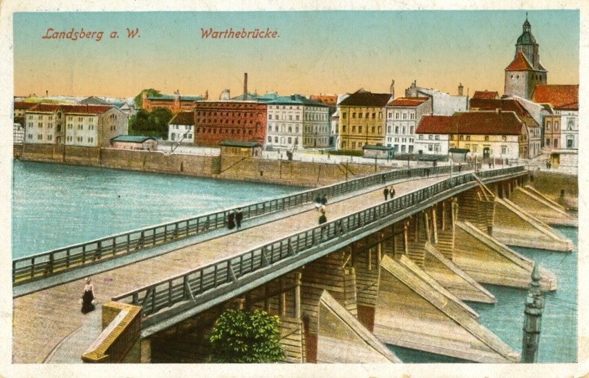 Linia kolejowa wzdłuż Warty powstała w 1857 roku.