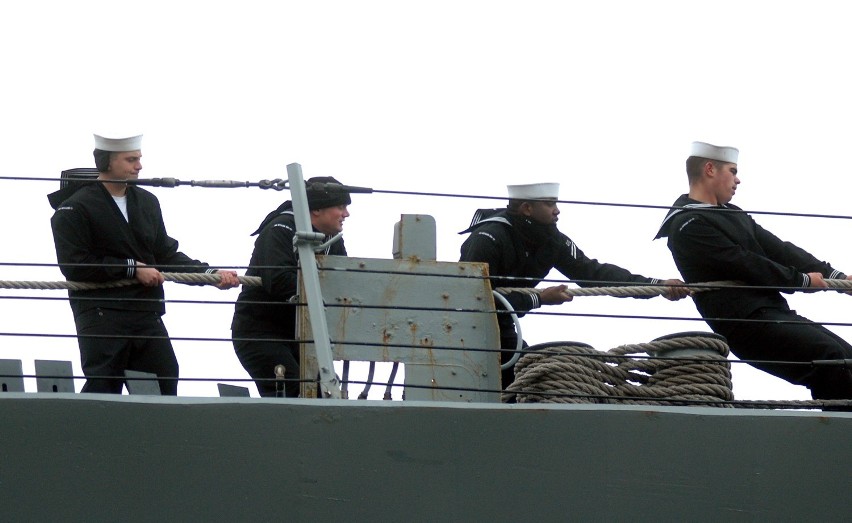 USS "Mitscher" w Gdyni.