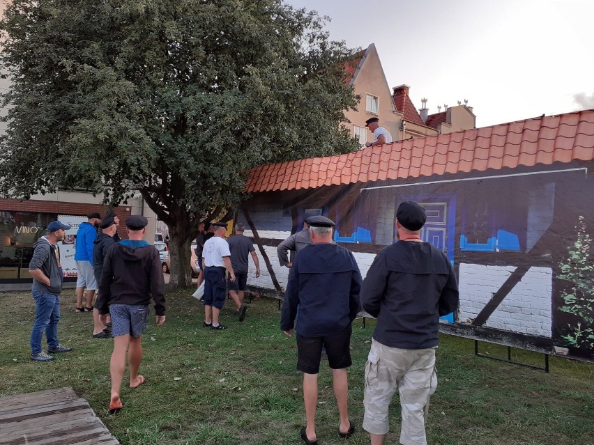 Pomeranki w Gdańsku - przypłynęły z Półwyspu Helskiego i Pucka na Fischmarkt 2019