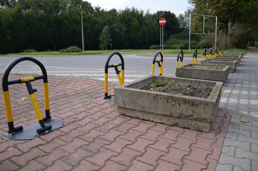 Kwietniki zamiast inwestycji na parkingu przy parku Szczytnickim (ZDJĘCIA)