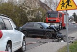 Wypadek w gminie Czermin. Trzy osoby przetransportowano do szpitala