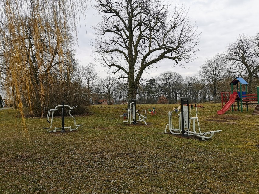 W gminie Damasławek powstała nowa siłownia zewnętrzna 