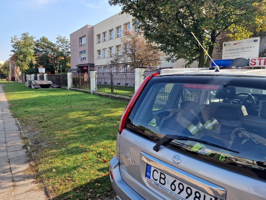 Kontrola schronu na ulicy Nowomiejskiej we Włocławku