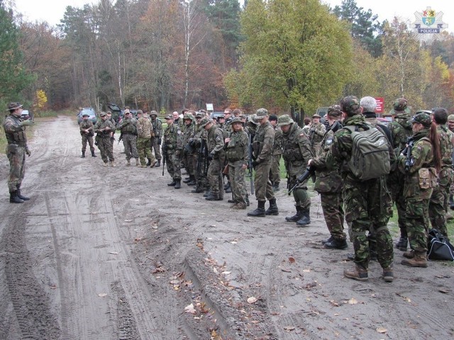 Lębork. Policjanci z ASG strzelali dla chorego kolegi