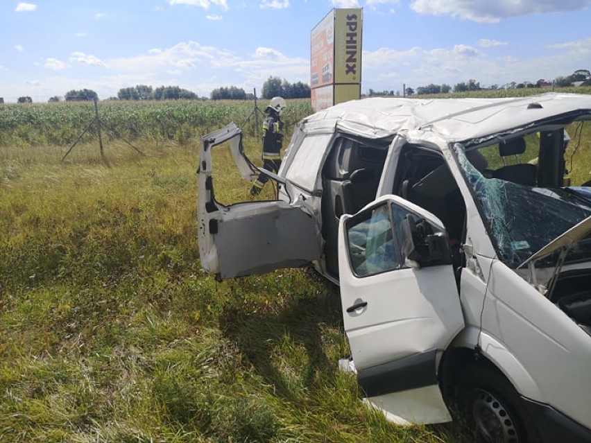 Gmina Kuślin: Zderzenie dwóch samochodów na autostradzie A2 [ZDJĘCIA]