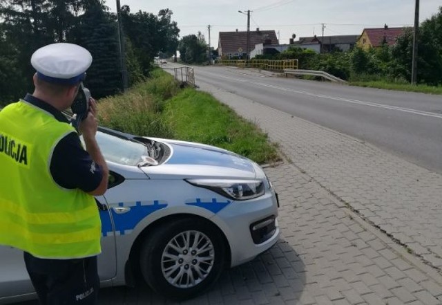 Kaskadowy pomiar prędkości w powiecie żnińskim.