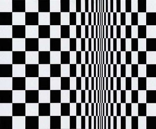 „Movement in Squares” Bridget Riley