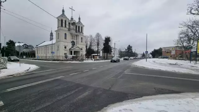 Wiosną rozpoczną się kolejne ważne inwestycje drogowe w Kielcach. Na zdjęciu skrzyżowanie ulic Batalionów Chłopskich, Malików i Wystawowej w Kielcach