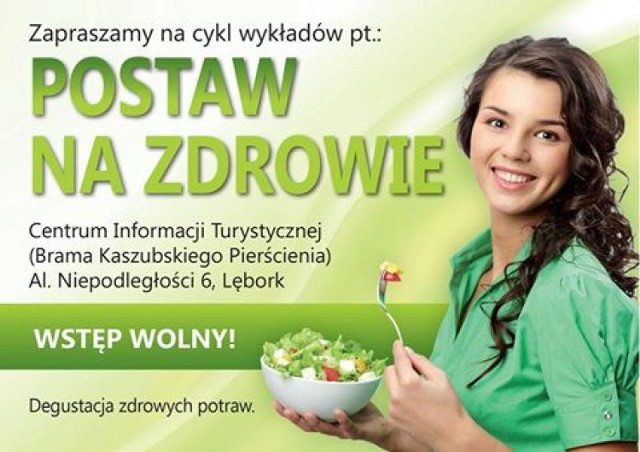 "Postaw na zdrowie" cykl wykładów o zdrowym jedzeniu