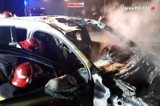 Pożar w Żorach: Spłonęło audi warte blisko 300 tysięcy złotych