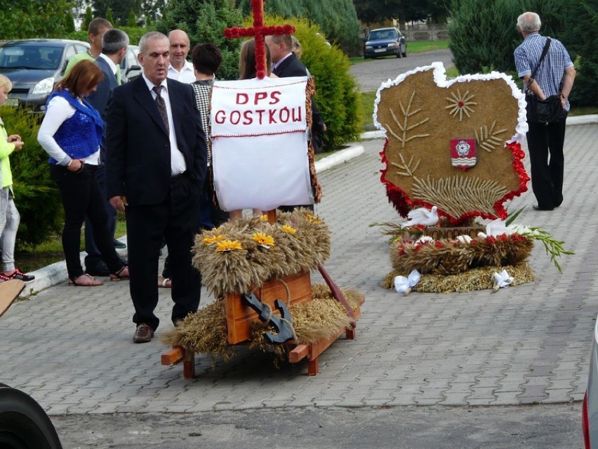 Dożynki gminy Wartkowice  w parku w Starym Gostkowie