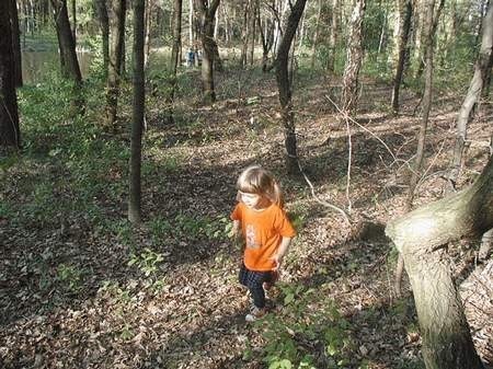 Pamiętajmy, by przed wyprawą do lasu zaopatrzyć dziecko w odpowiedni strój.Fot.ARKADIUSZ GOLA