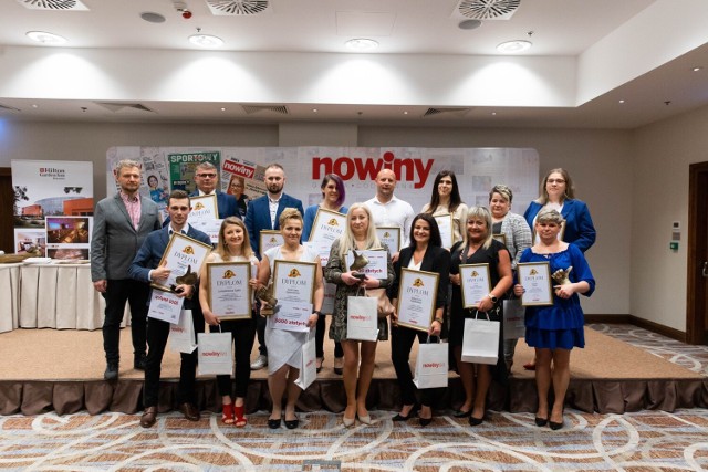 Na zdjęciu laureaci naszej akcji Mistrzowie Handlu, którzy odebrali statuetki i nagrody. Sprzedawcy i floryści awansowali do ogólnopolskiego finału plebiscytu Mistrzowie Handlu, w którym główną nagrodą był samochód - Citroen C3.