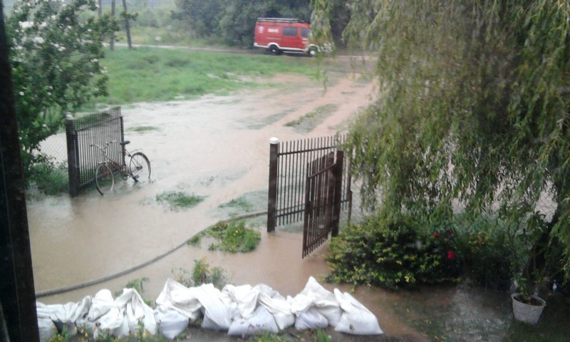Powódź w Zawadzie Pilickiej
