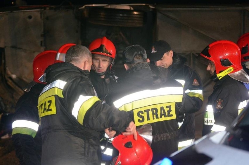 17 osób rannych, dwie nie żyją. Wypadek autobusu, który jechał z Wrocławia