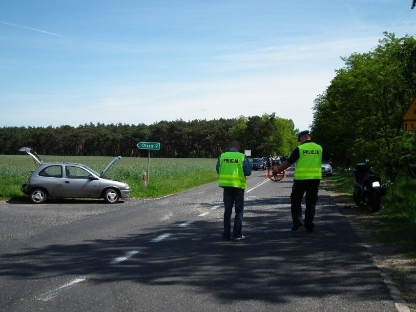 Wypadek: droga Śrem Książ Wlkp. zablokowana